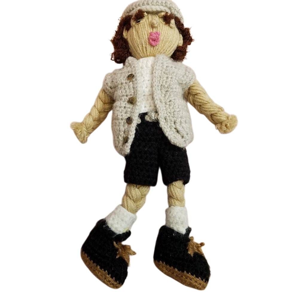 Crochet boy doll 14"
